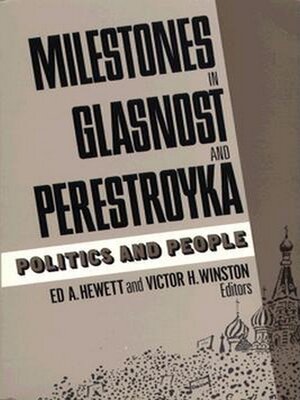 cover image of Milestones in Glasnost and Perestroyka